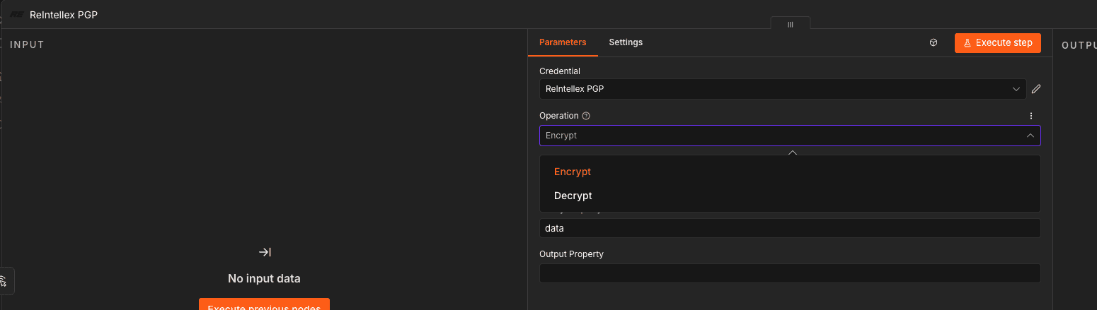 n8n PGP encryption and decryption